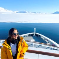 Travel Advisor Dagiana Mercia sailing on a luxury yacht