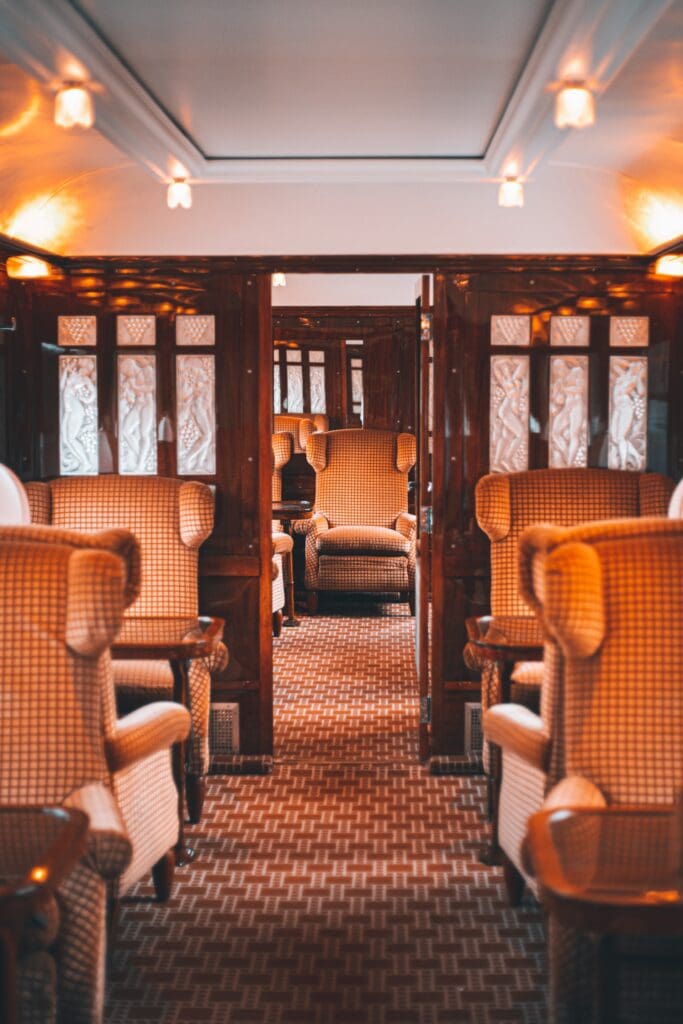 Interior of the Orient Express Train