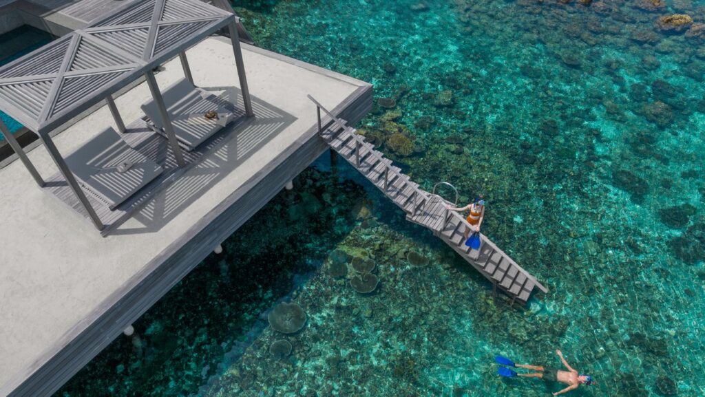 Luxury vacation in the Maldives