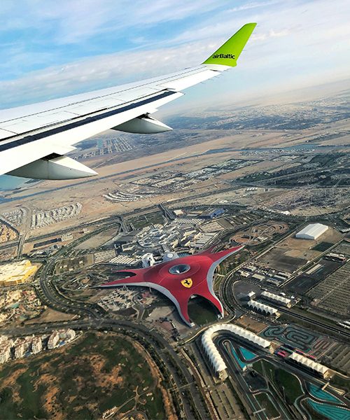 AbuDhabi_Ferrari World_amusement park AbuDhabi_Ferrari World_amusement park